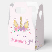 Magische Eenhoorn Verjaardag Favor Box Bedankdoosjes (Geopend)