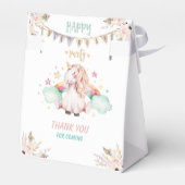 Magische eenhoorn verjaardag giveaways bedankdoosjes (Achterkant)