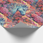 Magische Eenhoorn Verjaardag Kinder Cadeaupapier (Hoek)