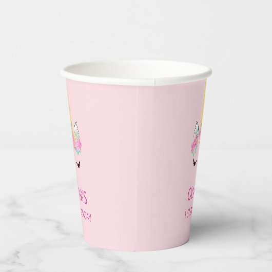 Magische Eenhoorn Verjaardag Party Papieren Cups Papieren Bekers (Rechts)
