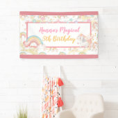 Magische Eenhoorn Verjaardag Spandoek (Insitu)