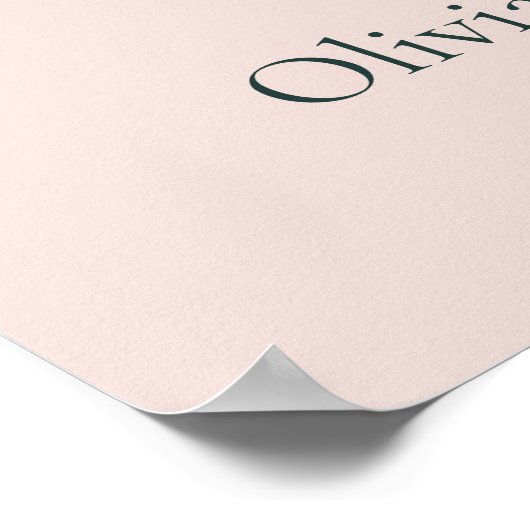 Magische Eenhoorn Verjaardag Welkom Poster (Hoek)