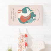 Magische Eenhoorn Verjaardag Welkom Spandoek (Insitu)