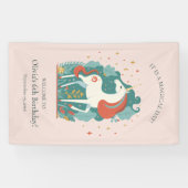 Magische Eenhoorn Verjaardag Welkom Spandoek (Horizontaal)