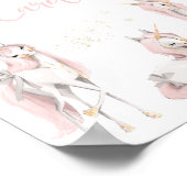 Magische Eenhoorn Verjaardagscadeau Teken Poster (Hoek)