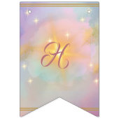 Magische Eenhoorn Verjaardagsfeest Bunting Banner (Tweede vlag)