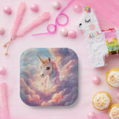 Magische Eenhoorn Verjaardagsfeest papier borden Papieren Bordje (Feest)