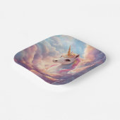 Magische Eenhoorn Verjaardagsfeest papier borden Papieren Bordje (Gebogen)