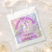 Magische Eenhoorn Verjaardagsfeestgunsten Bedankzakje (Geknipt)