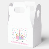 Magische Eenhoorn Verjaardagsfeestje Favor Box Bedankdoosjes (Geopend)