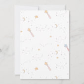 Magische Eenhoorn | Verjaardagsuitnodiging Kaart (Achterkant)