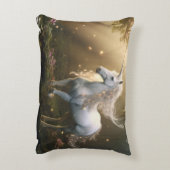 Magische eenhoorn voor een sprookje accent kussen (Achterkant (Verticaal))