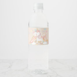 Magische Eenhoorn Waterfles Etiket
