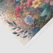 Magische Eenhoorn Waterverf Bloemenbos Decoupage Tissuepapier (Detail)