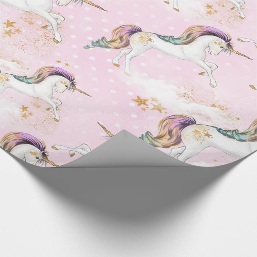 Magische Eenhoorn Wrapping Papier (Hoek)