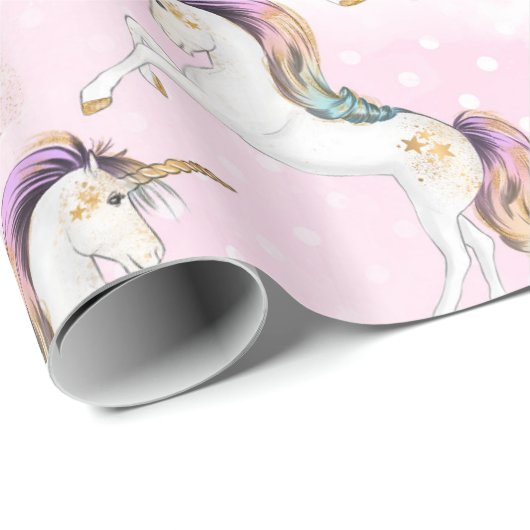 Magische Eenhoorn Wrapping Papier (Rol Hoek)