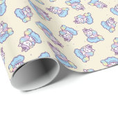 Magische Eenhoorn Wrapping Papier Gele Achtergrond (Rol Hoek)