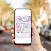 Magische Eenhoorn Zeemeermin Verjaardag Kaart