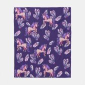 Magische eenhoorns fleece deken (Voorkant)