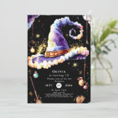 Magische eenvoudige Boho Wizard Verjaardag Kaart (Staand voorkant)