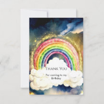 Magische Eenvoudige Regenboog Verjaardag