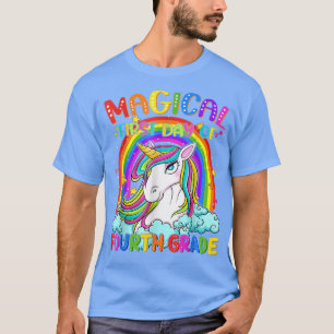 Magische eerste dag van de vierde graad t-shirt