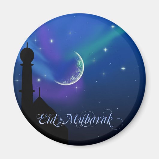 Magische Eid Night - Islamitische wensmagneet Magneet (Voorkant)