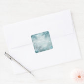 Magische Elegante Winter Sneeuwvlokken Sticker Lab (Envelop)