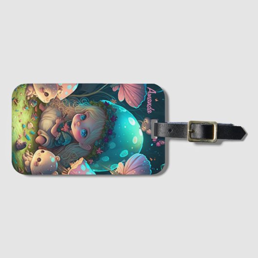 Magische elf momenten bagagelabel (Voorkant (horizontaal))