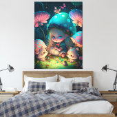 Magische elf momenten canvas afdruk (Insitu (Slaapkamer))