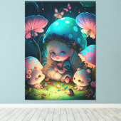 Magische elf momenten canvas afdruk (Insitu (Houten vloer))