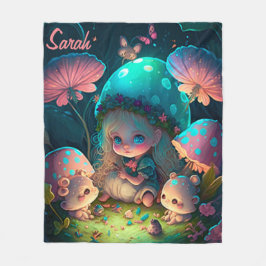 Magische elf momenten fleece deken