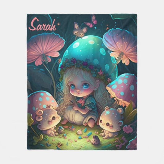 Magische elf momenten fleece deken (Voorkant)