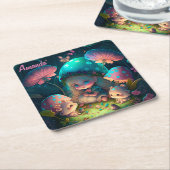 Magische elf momenten kartonnen onderzetters (Schuin)