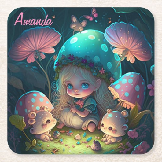 Magische elf momenten kartonnen onderzetters (Voorkant)