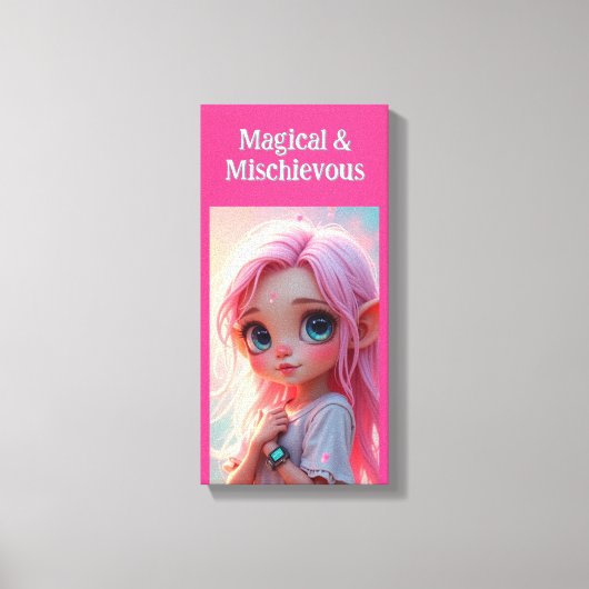 Magische Elfie Canvas Afdruk (Voorkant)