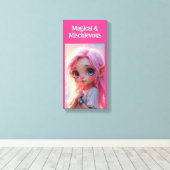 Magische Elfie Canvas Afdruk (Insitu (Houten vloer))