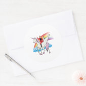 Magische Elizabeth Warren Ronde Sticker (Envelop)