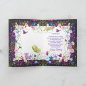 Magische en betoverende verjaardag, kleindochter kaart (Binnen)