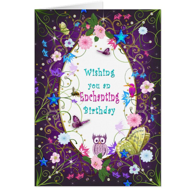 Magische en betoverende verjaardag, Vrouw (Voorkant)