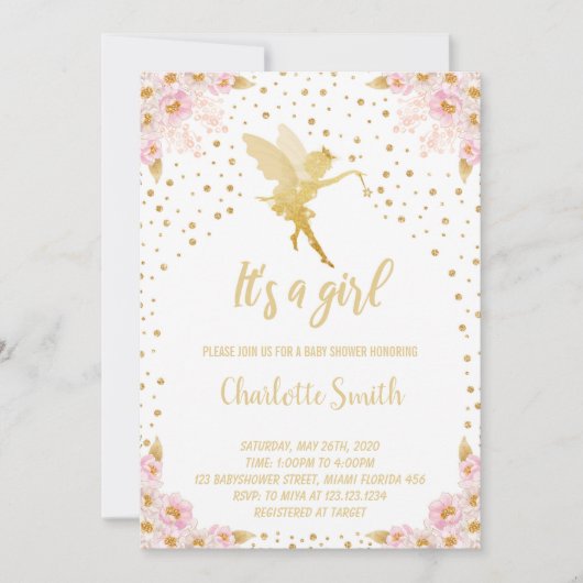 Magische en elegante feestuitnodiging kaart (Voorkant)