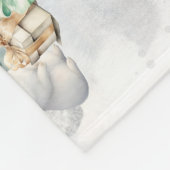 Magische en grillige kerst fee fleece deken (Hoek)