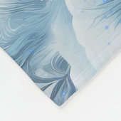 Magische en grillige kerst fee fleece deken (Hoek)