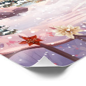Magische en grillige kerst fee perfect poster (Hoek)