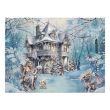 Magische en grillige kerst fee