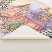 Magische en grillige kerst fee sherpa deken (3/4)