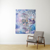 Magische en grillige kerst fee wandkleed (In situ)