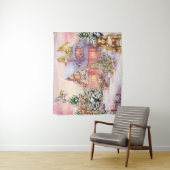 Magische en grillige kerst fee wandkleed (In situ)