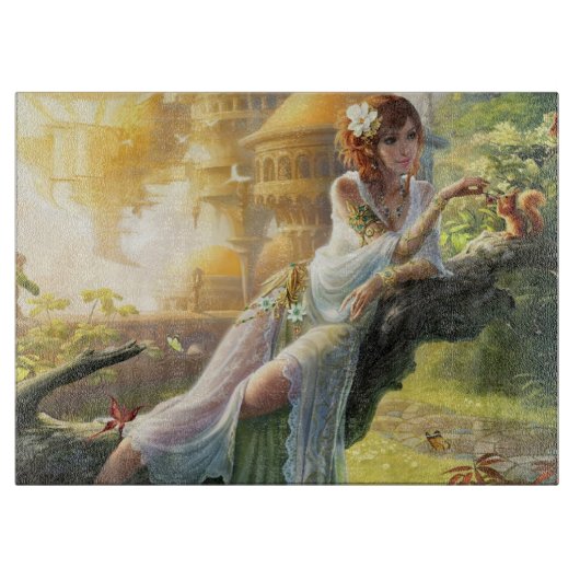 Magische en mystieke Fantastische beelden Snijplank (Voorkant)