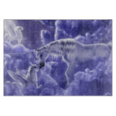 Magische en mystieke Fantasy Unicorns Night Sky Snijplank (Voorkant)